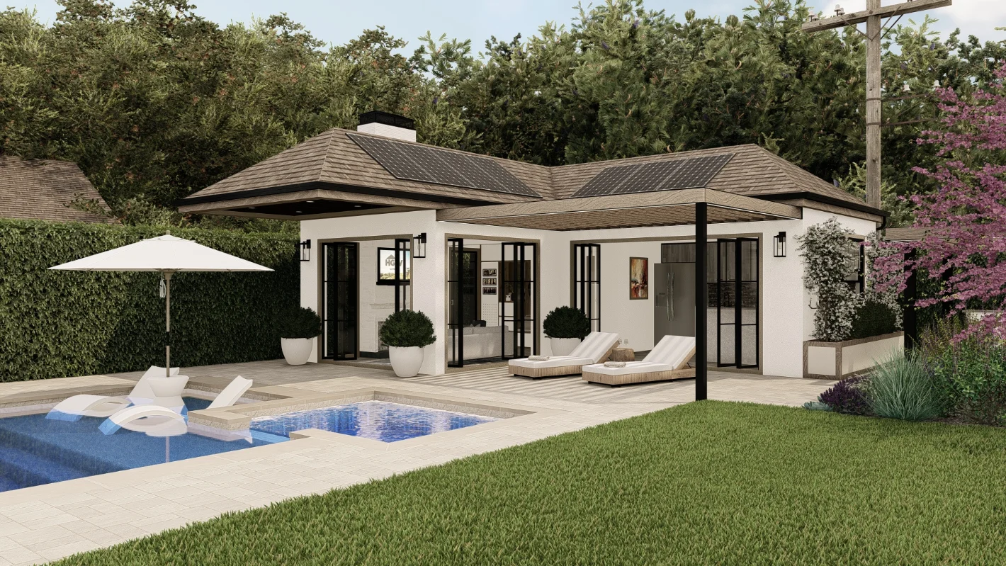 Outdoor Living Space Remodel and ADU in North Tustin, CA - ADU Builders ...